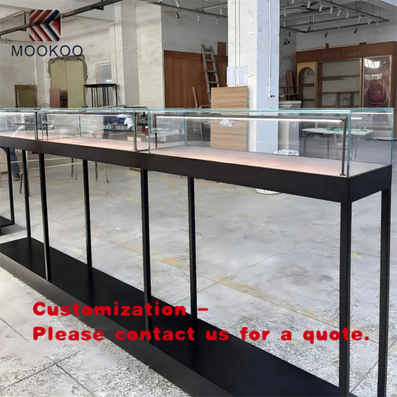 Jewelry And Watches Stores - Exhibidor de Vidrio Personalizable con Marco