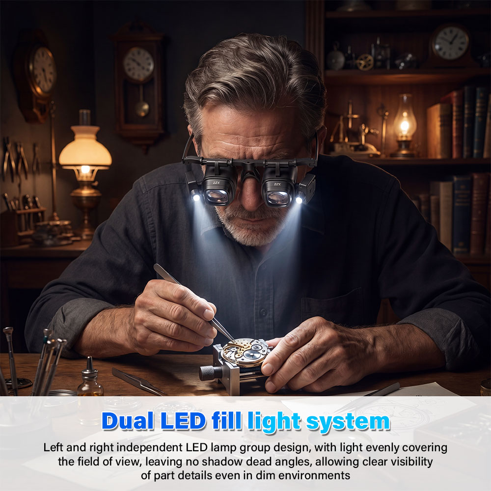 Jewelry Eyewear Watches & Accessories - Lupa portátil con banda para la