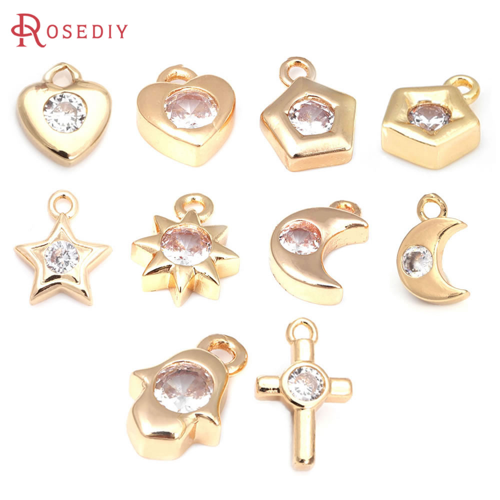 Moon Star Earrings - Dijes en forma de mano de