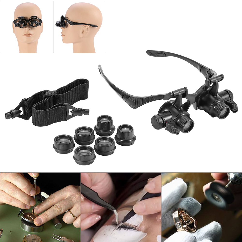Jewelry Eyewear Watches & Accessories - Lupa de cabeza, nueva cabeza, lente