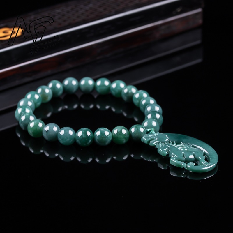 Pulsera de Jadeíta Natural Azu - Jewelry & Watches Spółka Z Ograniczoną Odpowiedzialnością Sp Z Oo reseña y precio