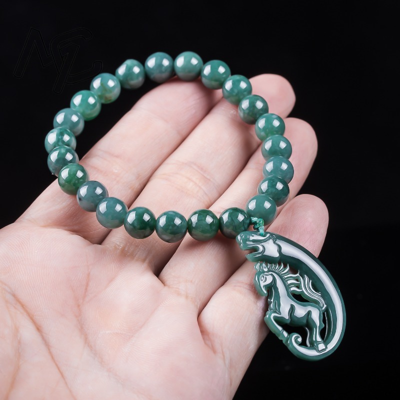 Pulsera de Jadeíta Natural Azu - Jewelry & Watches Spółka Z Ograniczoną Odpowiedzialnością Sp Z Oo reseña y precio