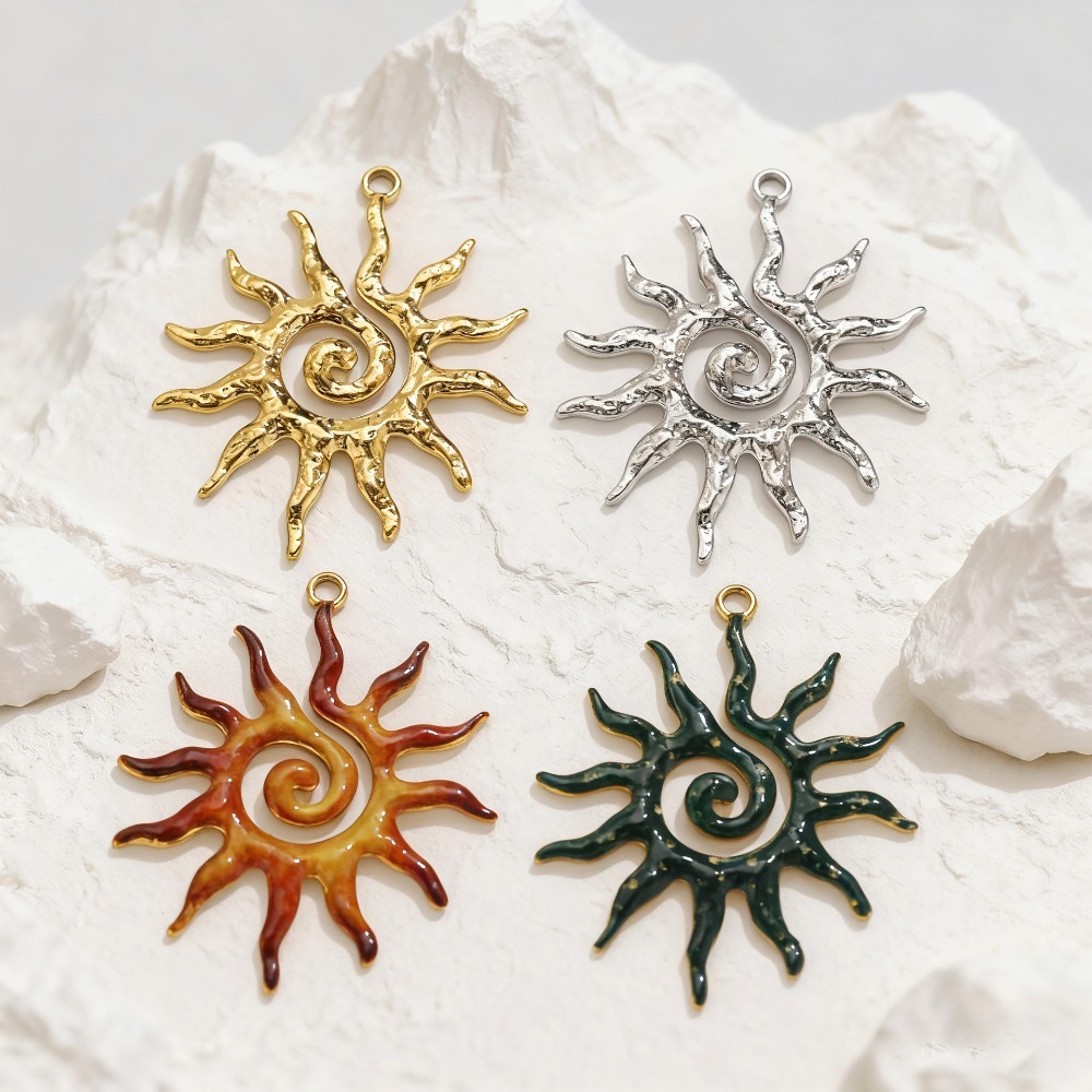5 Piezas de Dijes Espiral Vint - Moon Star Earrings reseña y precio
