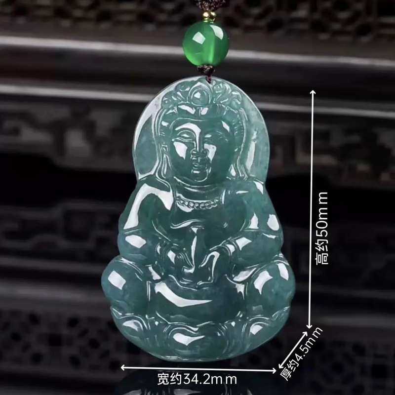 Buda Guanyin genuino de grado  - Jewelry & Watches Spółka Z Ograniczoną Odpowiedzialnością Sp Z Oo reseña y precio