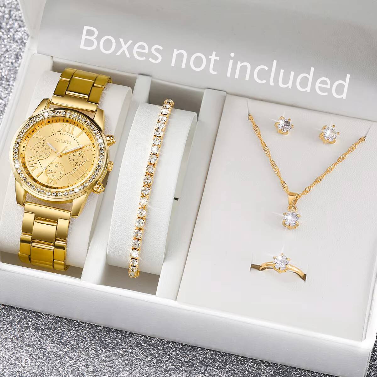 Juego de 6 relojes de pulsera  - Jewelry Watches For Women reseña y precio