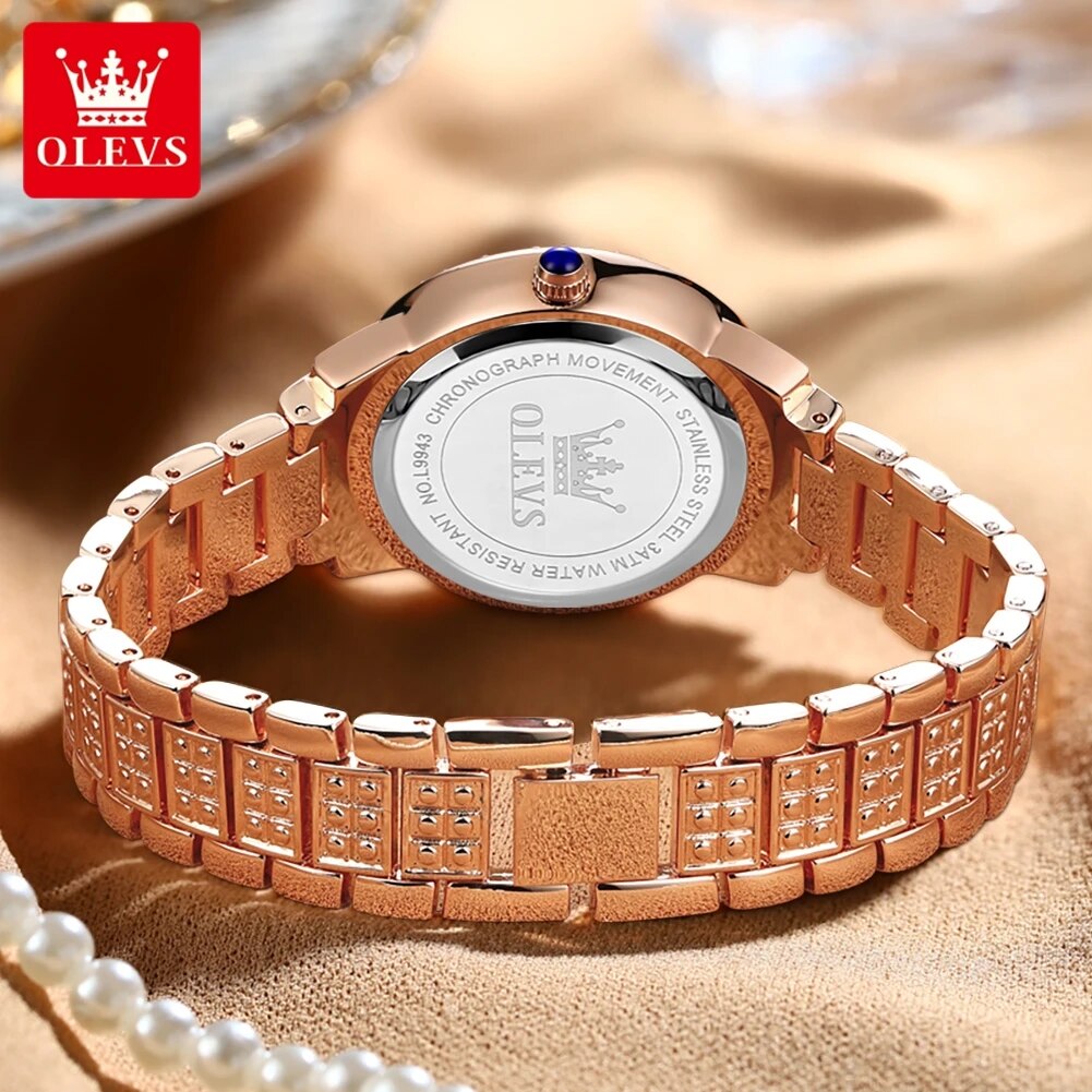 OLEVS 9943 reloj de cuarzo Ori - Jewelry Watches For Women reseña y precio