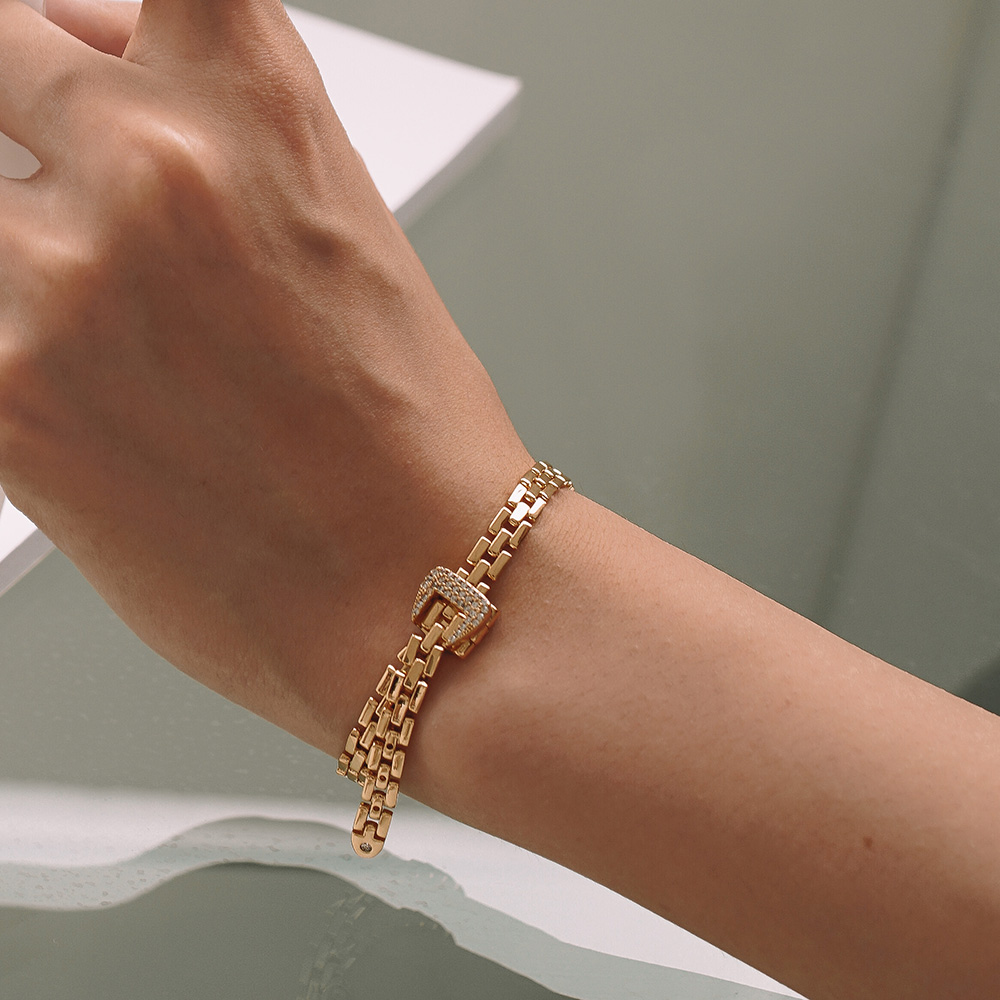 Collar de latón con correa de  - Fine Jewelry Watches Women reseña y precio