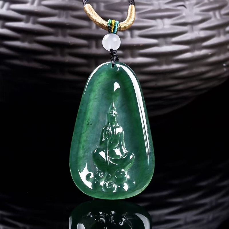 Colgante de Buda de Esmeralda  - Jewelry & Watches Spółka Z Ograniczoną Odpowiedzialnością Sp Z Oo reseña y precio