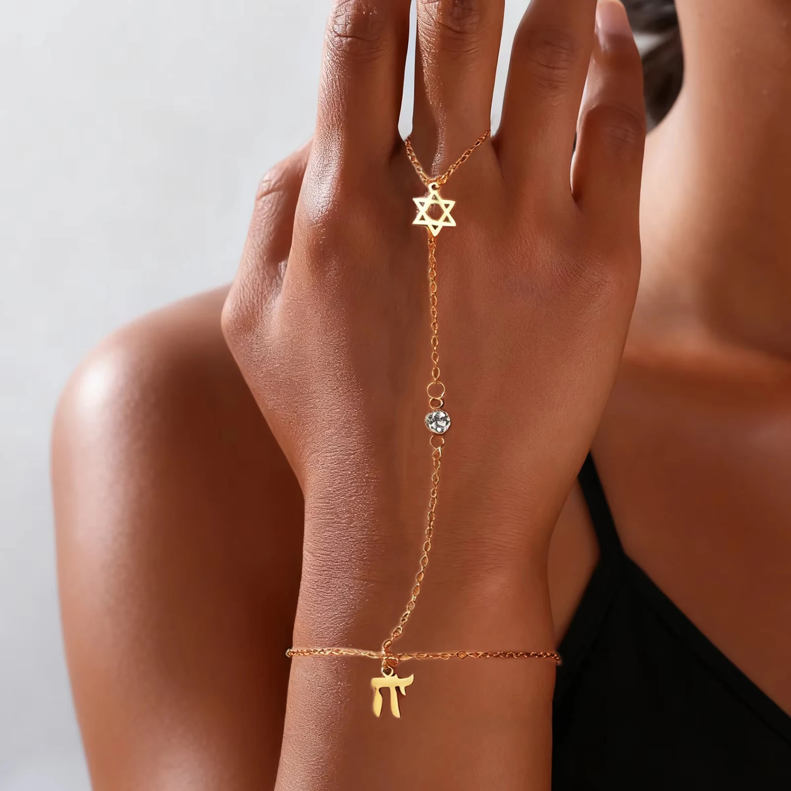 Pulsera de Dedo con Estrella d - Jewelry & Watches Spółka Z Ograniczoną Odpowiedzialnością Sp Z Oo reseña y precio