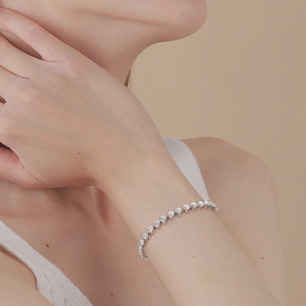 Pulsera de tenis de moissanita - Fine Jewelry Watches Women reseña y precio