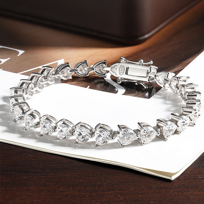 Pulsera de tenis de moissanita - Fine Jewelry Watches Women reseña y precio