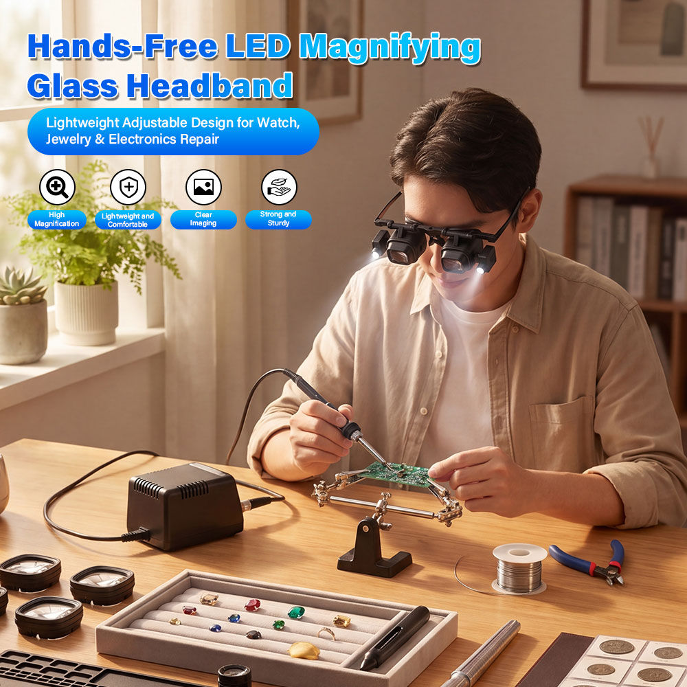 Lupa portátil con banda para l - Jewelry Eyewear Watches & Accessories reseña y precio