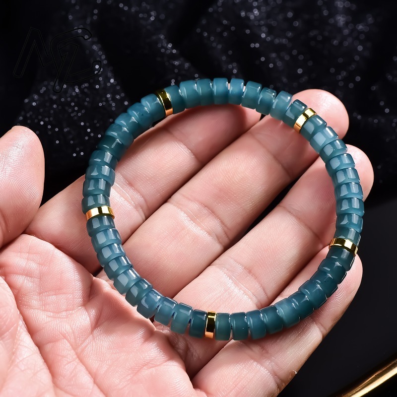 Pulsera de cuentas de jadeíta  - Jewelry & Watches Spółka Z Ograniczoną Odpowiedzialnością Sp Z Oo reseña y precio
