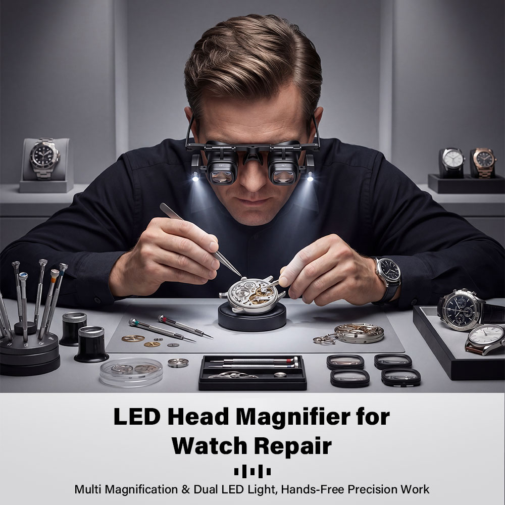 Lupa portátil con banda para l - Jewelry Eyewear Watches & Accessories reseña y precio